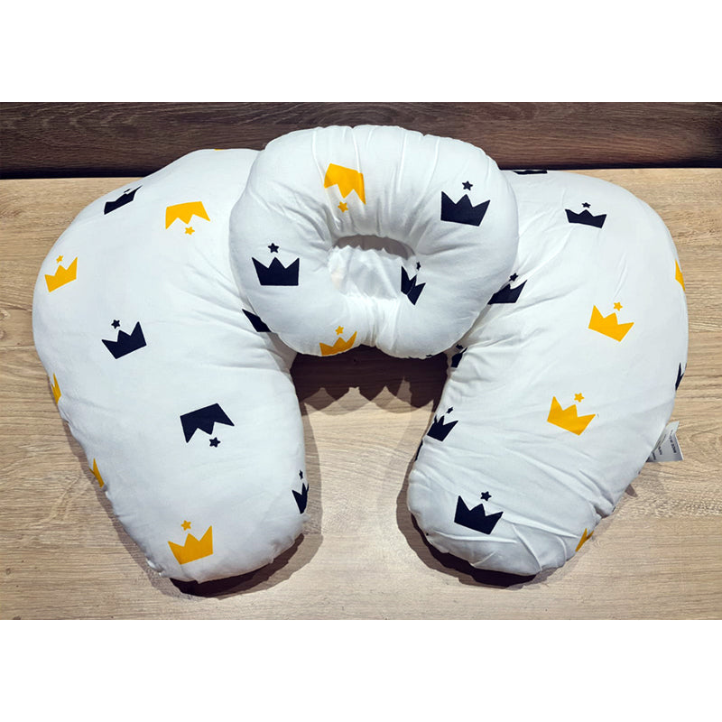 U Shaped Nursing Pillow - White Castles