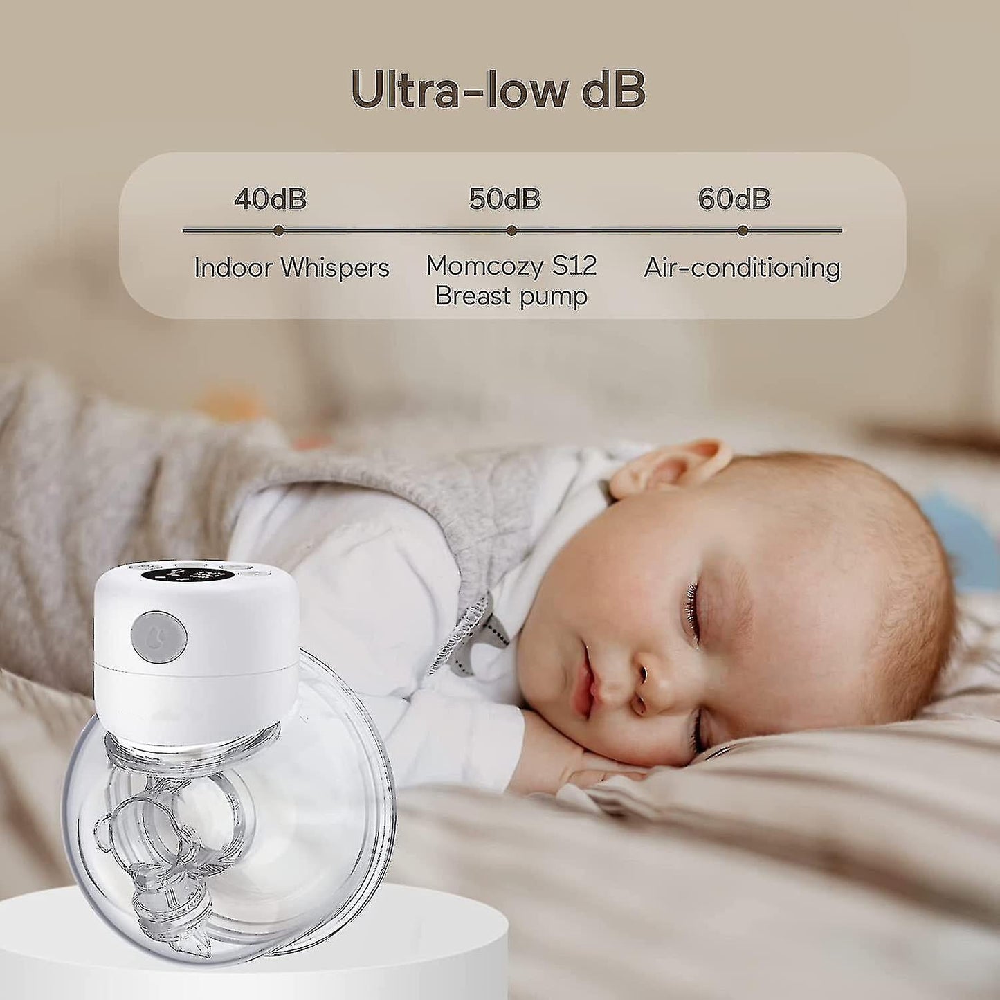 My Mom And Me - Silent Wearable Breast Pump S12