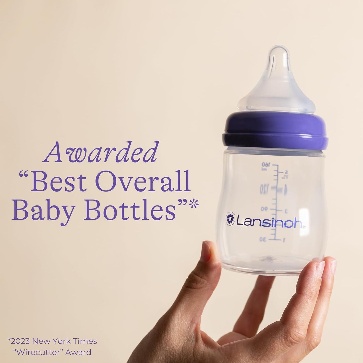 Lansinoh Oh Baby Newborn Essentials Kit – Signature Pro Double Electric Breast Pump with 25mm Flanges, 2 Feeding Bottles + 3 Count 5 oz Anti-Colic Baby Bottles with Slow Flow Silicone Nipples