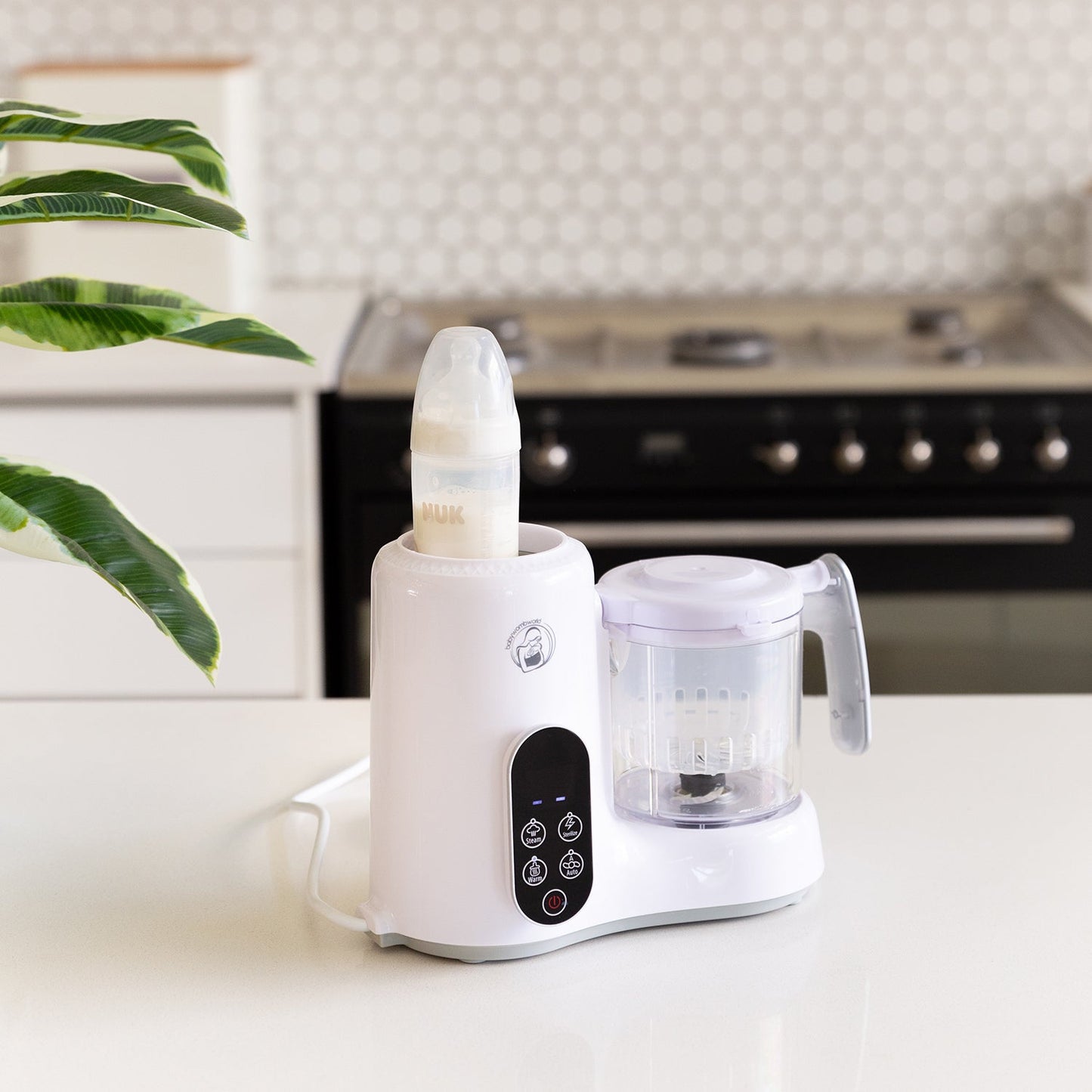 Baby Womb World - Baby Food Processor Steamer Blender and Milk Bottle Warmer