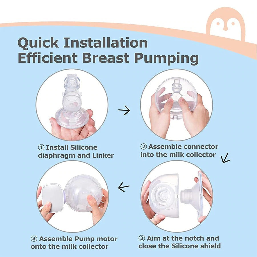 My Mom And Me - Silent Wearable Breast Pump - Green