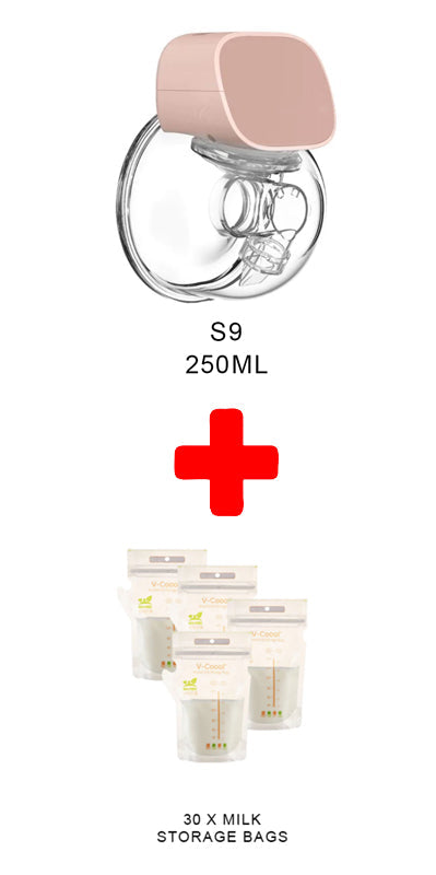 Bundle Deal - Wearable Breast Pump + 30 x Milk Storage Bags