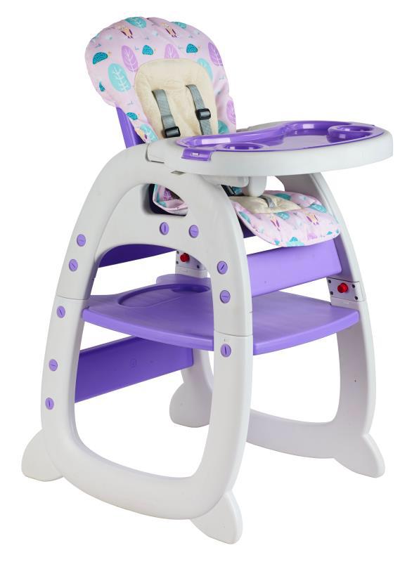 3-in-1 Baby High Chair - Purple