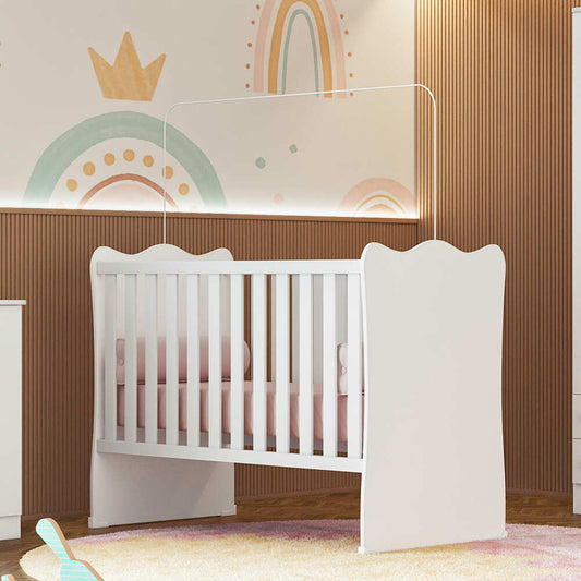 Skyla Baby Crib - White