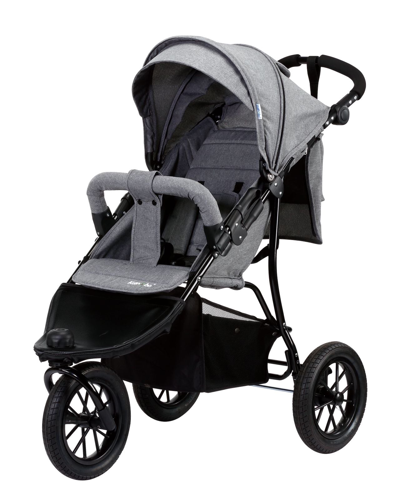 Belecoo - 3 Wheel Jogger Stroller - Grey