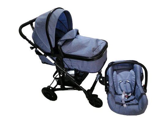 My Mom And Me Luxury Baby Stroller - Tyrant - Blue
