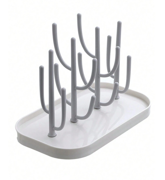 Stylish Baby Bottle Rack - White
